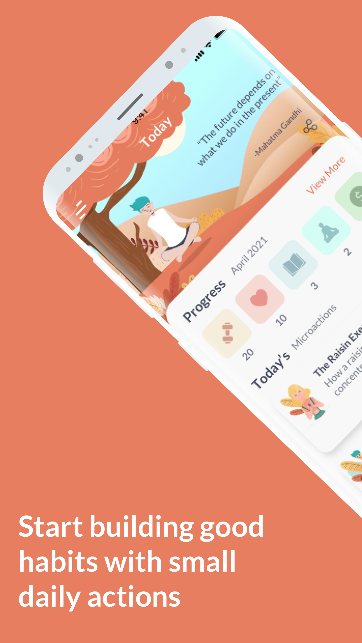 اسکرین شات 1 برنامه Self-care: create habits