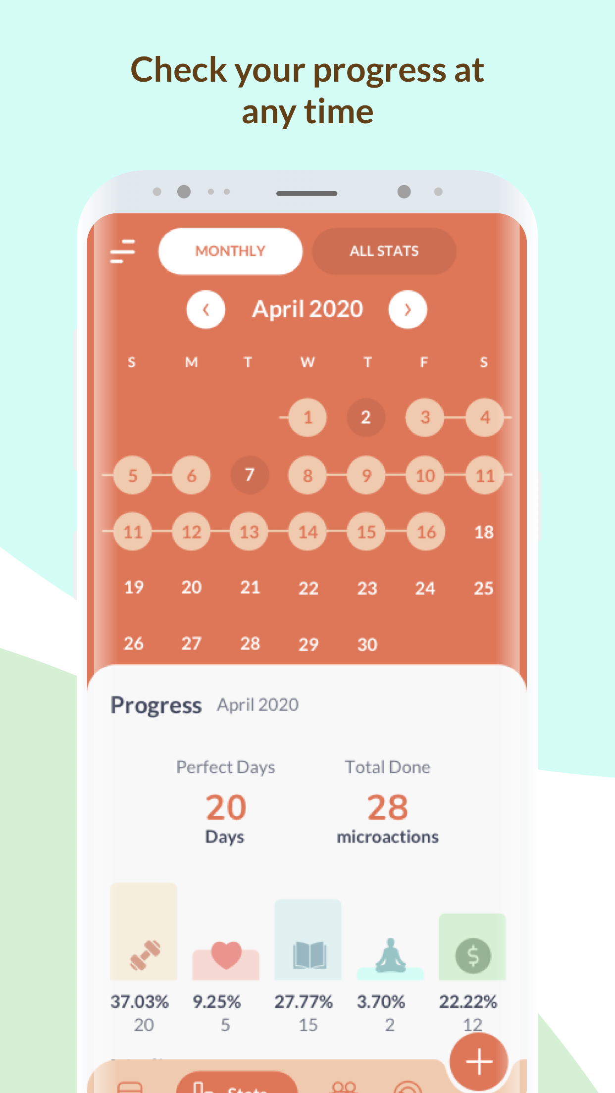 اسکرین شات 5 برنامه Self-care: create habits