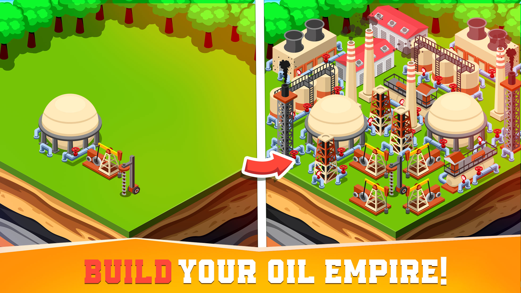 اسکرین شات 1 بازی Oil Tycoon idle tap miner game