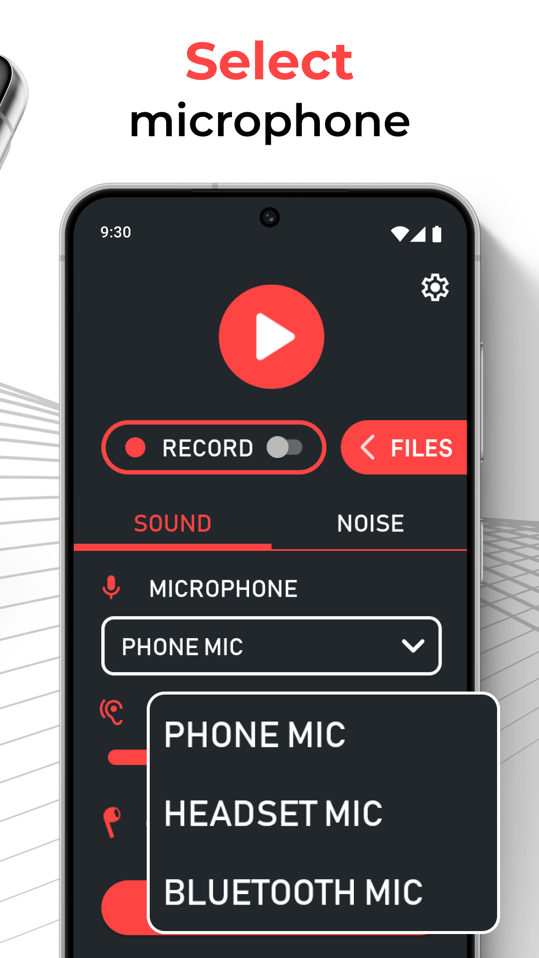 اسکرین شات 5 برنامه Microphone Amplifier