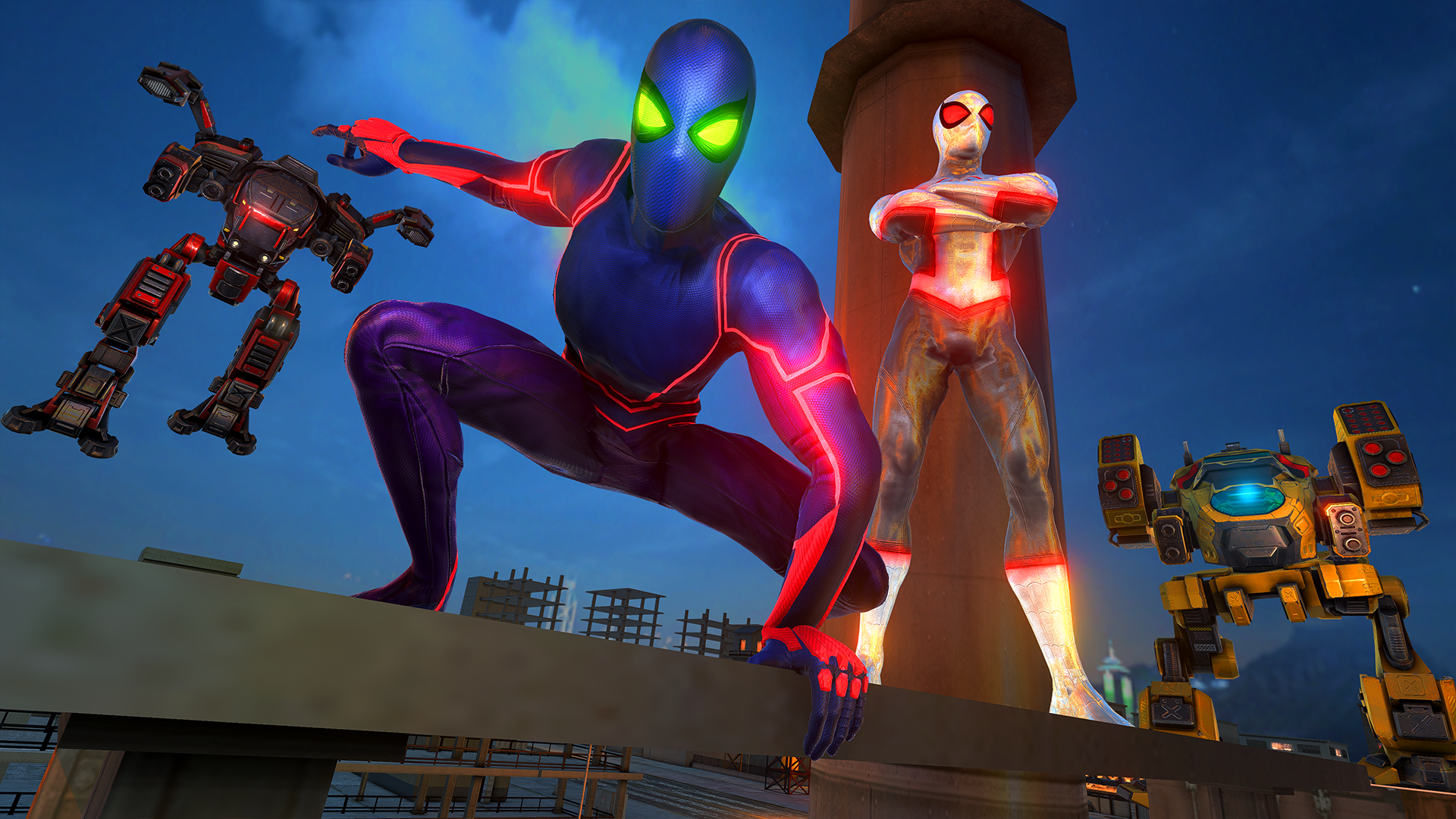 اسکرین شات 6 بازی Rope Spider Hero - Spider Game