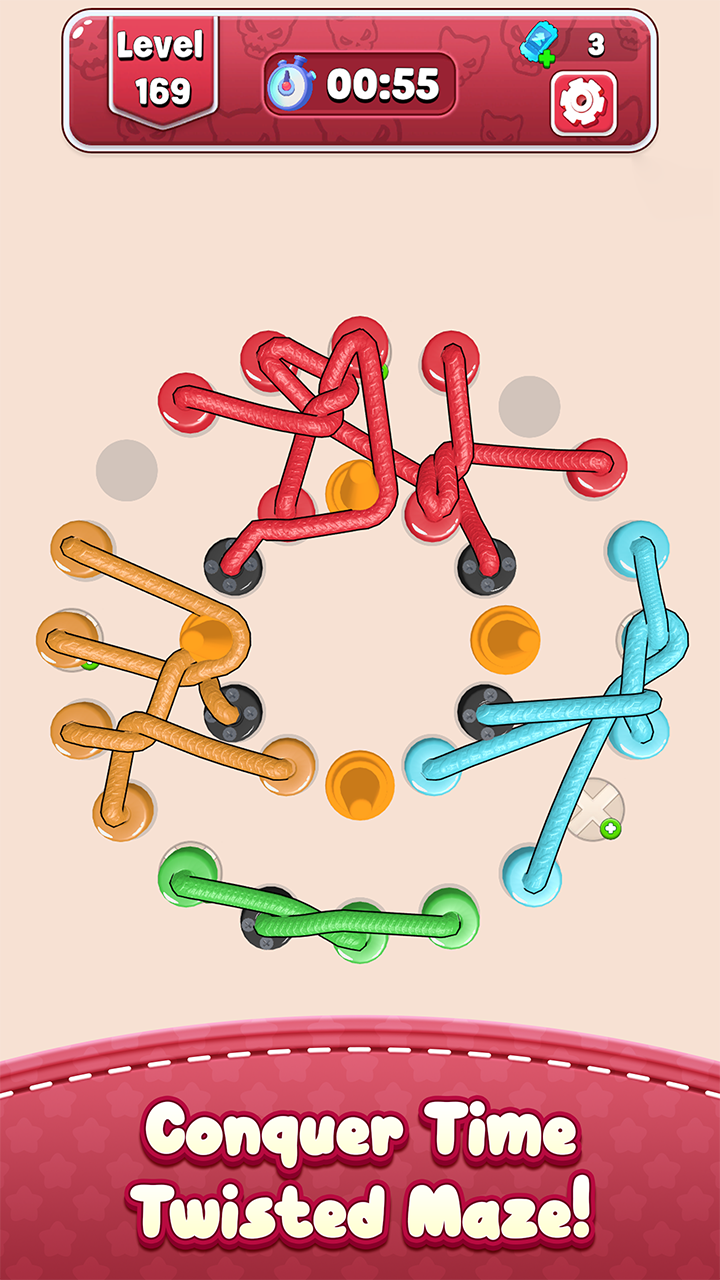 اسکرین شات 3 بازی Rope Untie: Tangle Master