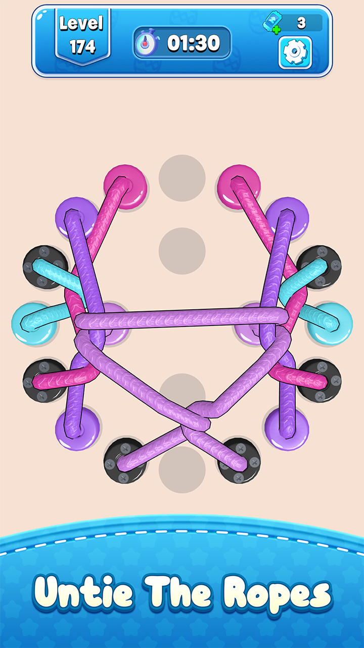 اسکرین شات 4 بازی Rope Untie: Tangle Master