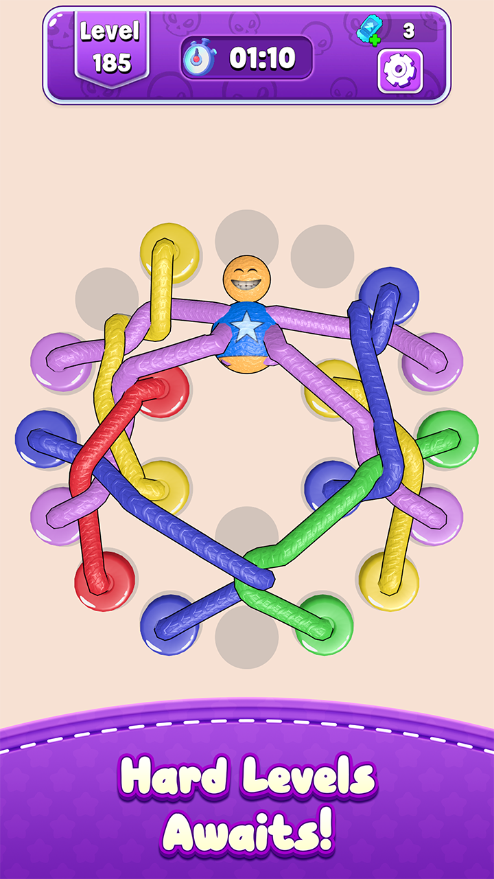 اسکرین شات 6 بازی Rope Untie: Tangle Master