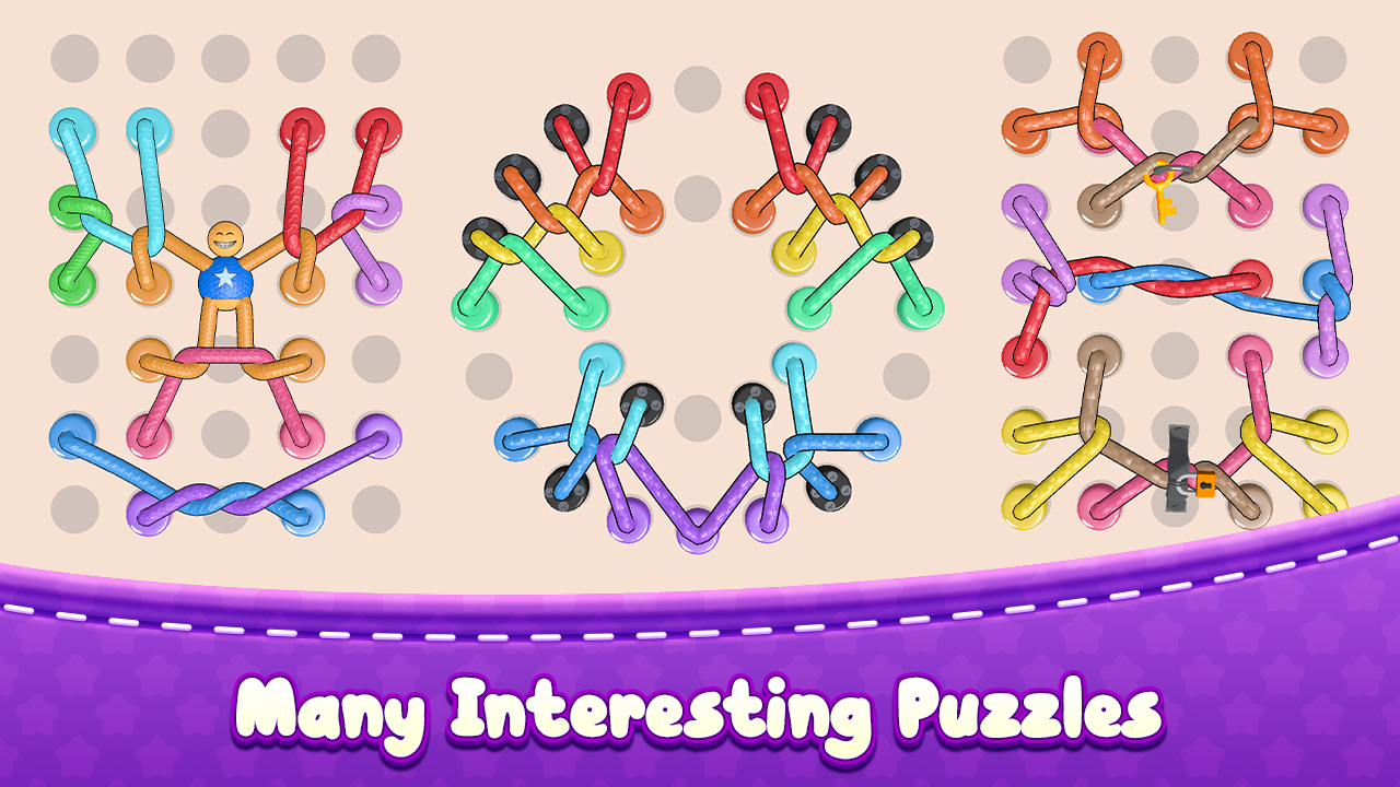 اسکرین شات 1 بازی Rope Untie: Tangle Master