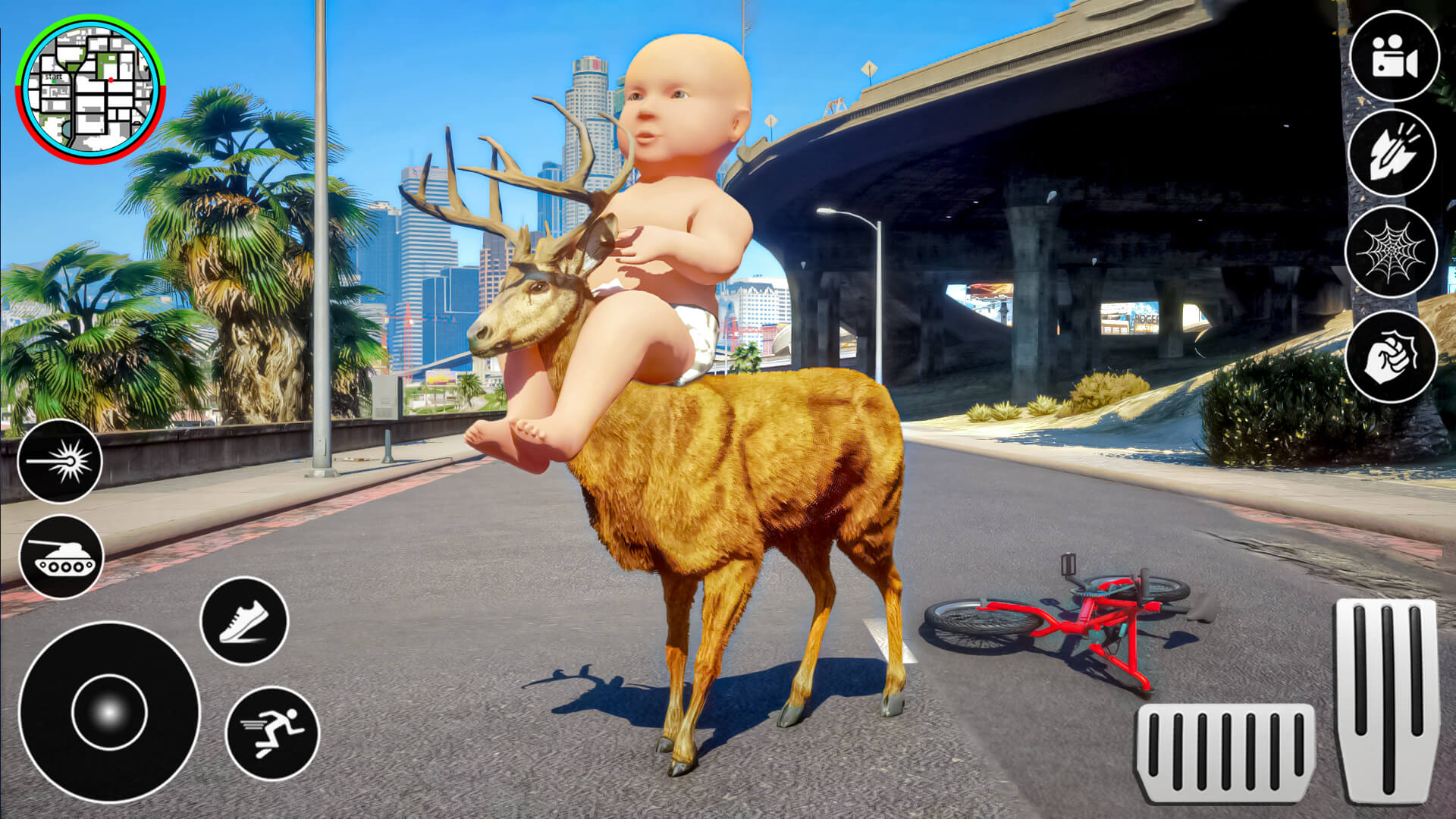 اسکرین شات 2 بازی Baby Vice Town Spider Fighting