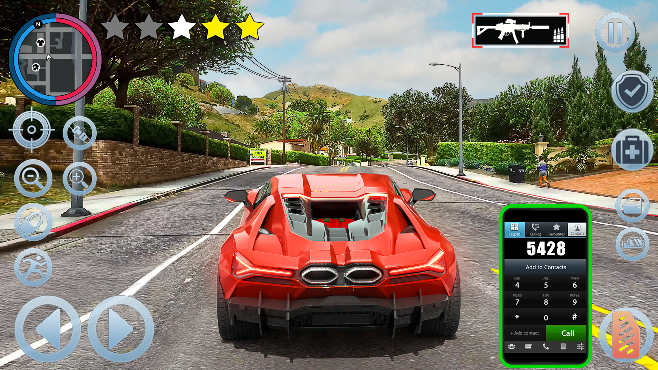 اسکرین شات 4 بازی Super Rope Hero Crime Mafia 3D