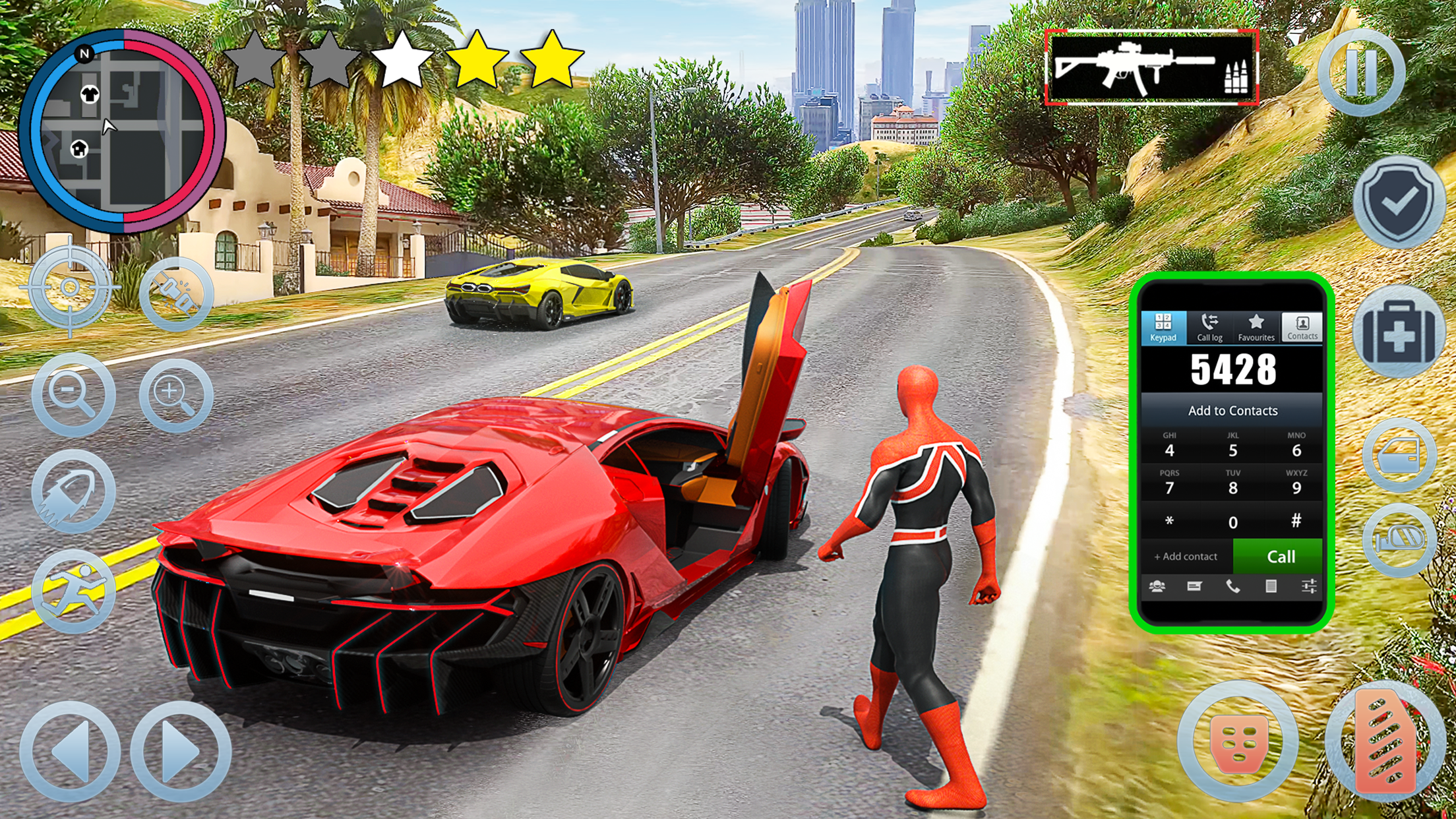 اسکرین شات 7 بازی Super Rope Hero Crime Mafia 3D