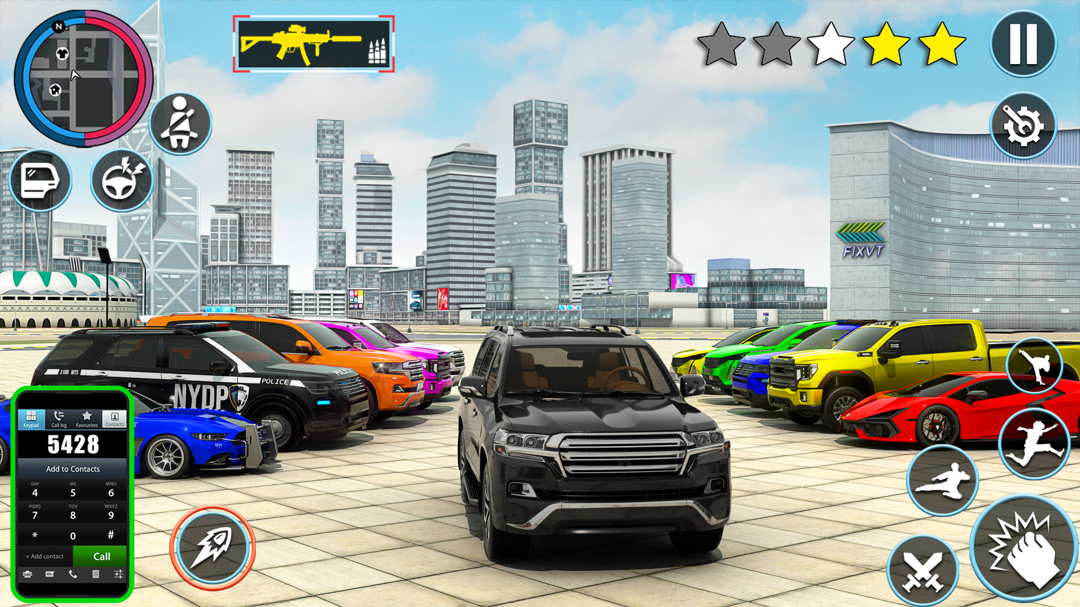 اسکرین شات 3 بازی Super Rope Hero Crime Mafia 3D
