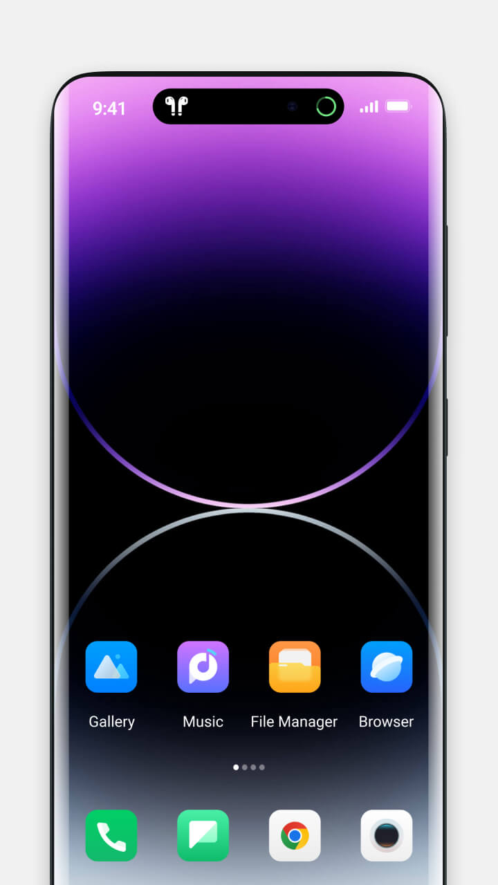 اسکرین شات 6 برنامه Dynamic Notification Island