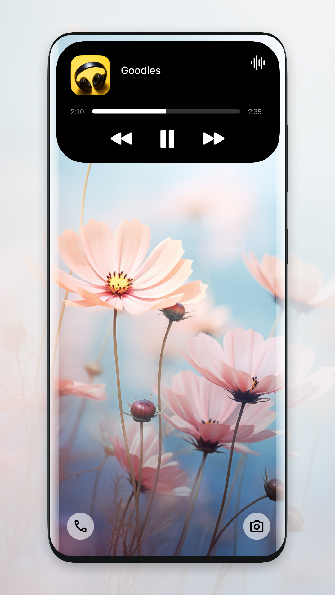 اسکرین شات 3 برنامه Dynamic Notification Bar