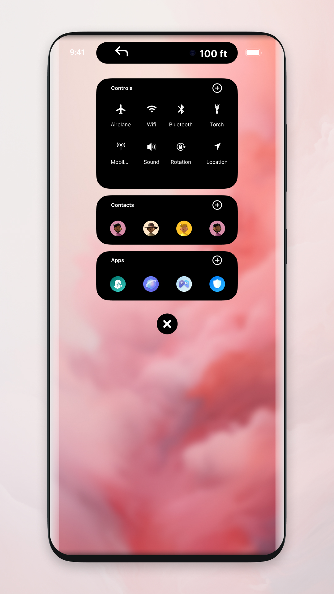 اسکرین شات 2 برنامه Dynamic Notification Bar