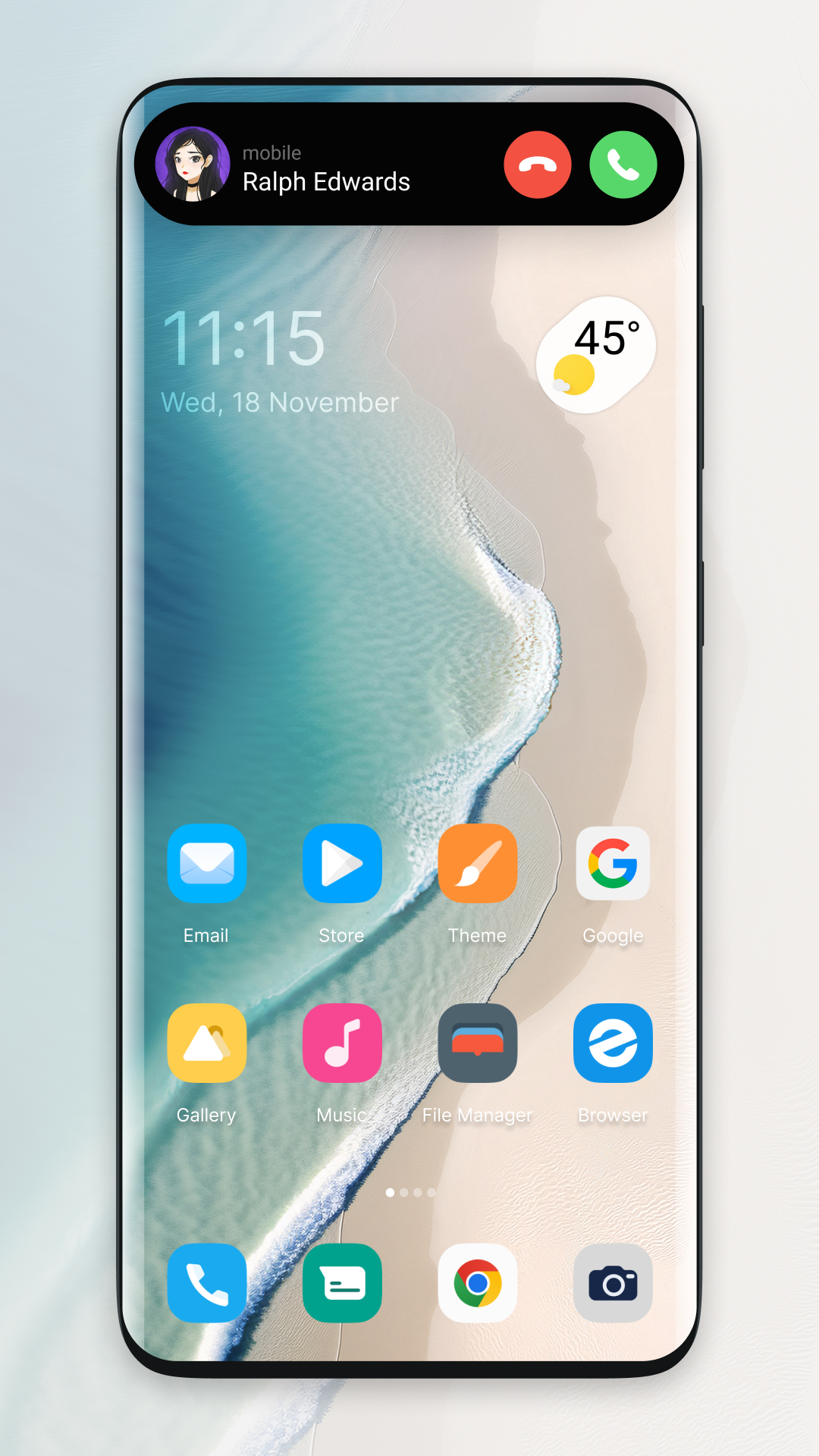 اسکرین شات 7 برنامه Dynamic Notification Bar