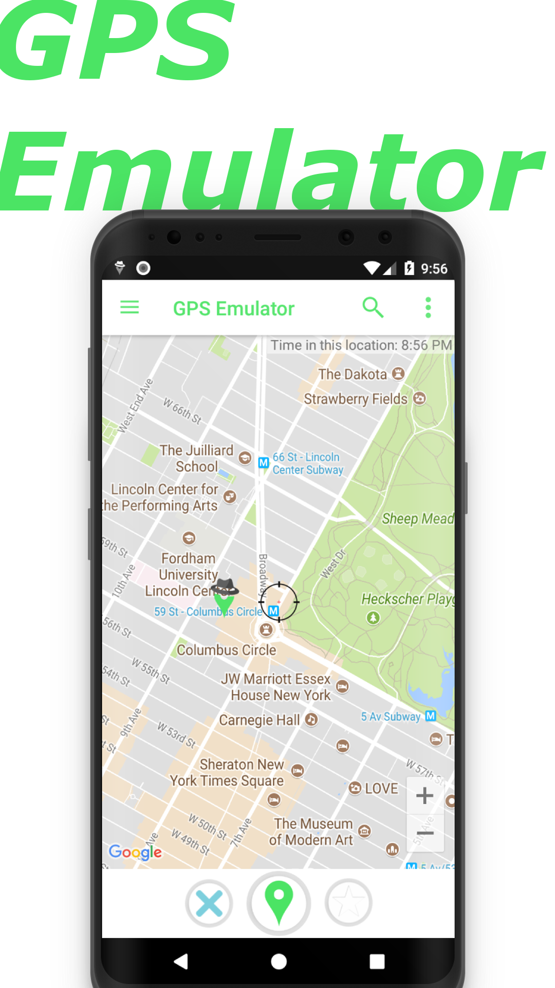 اسکرین شات 1 برنامه GPS Emulator
