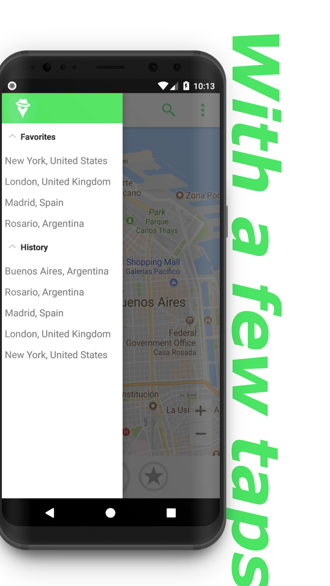 اسکرین شات 3 برنامه GPS Emulator