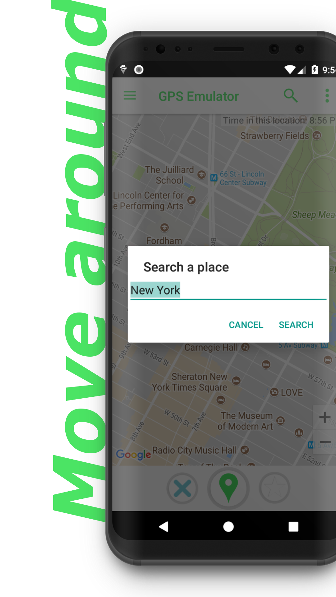 اسکرین شات 2 برنامه GPS Emulator