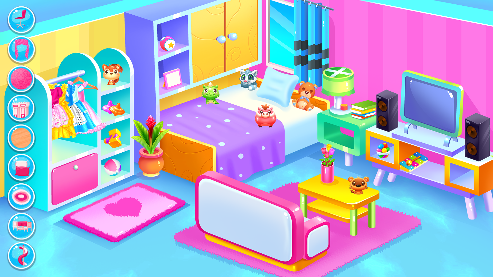 اسکرین شات 3 برنامه Candy House Cleaning
