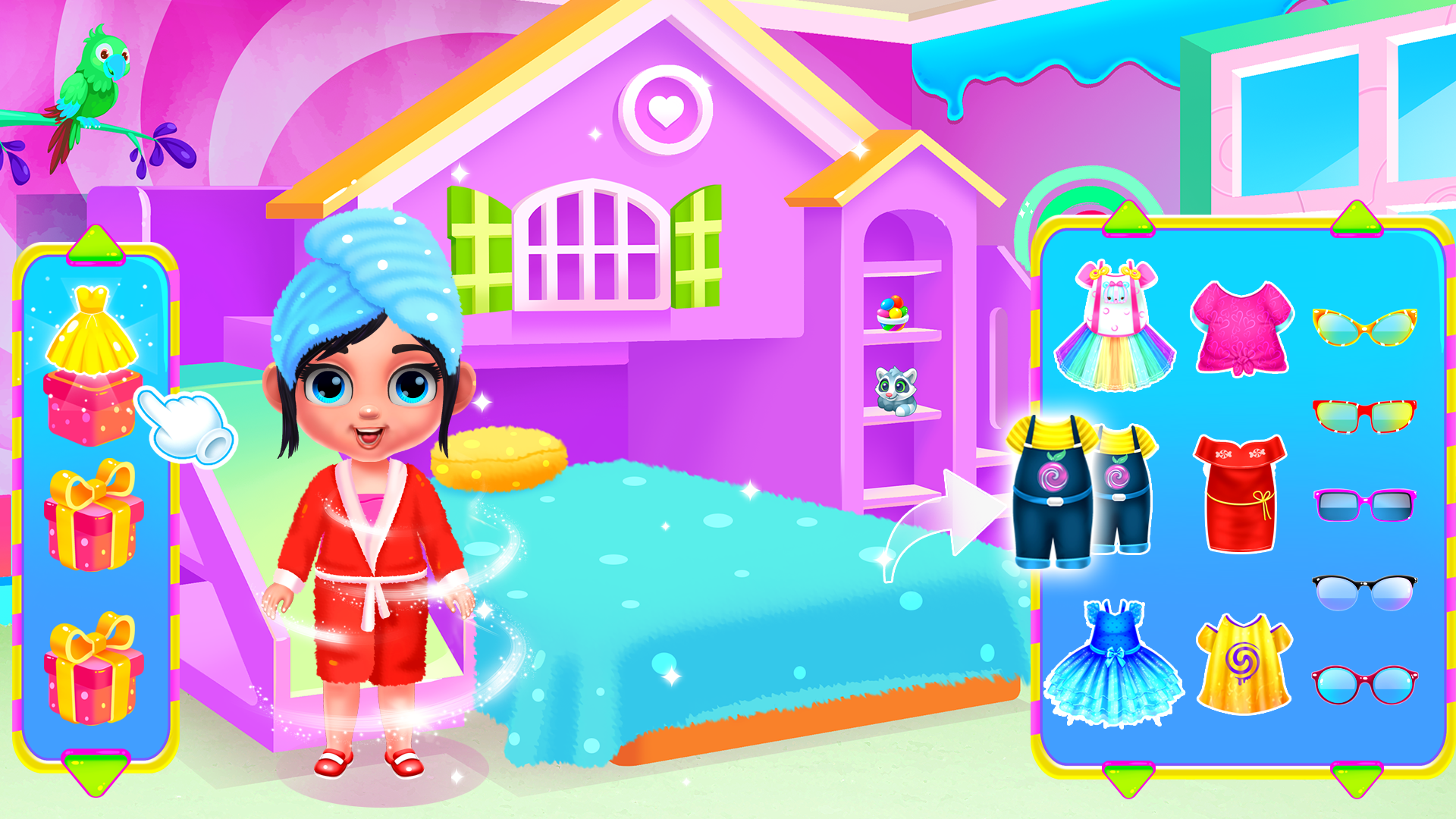 اسکرین شات 4 برنامه Candy House Cleaning