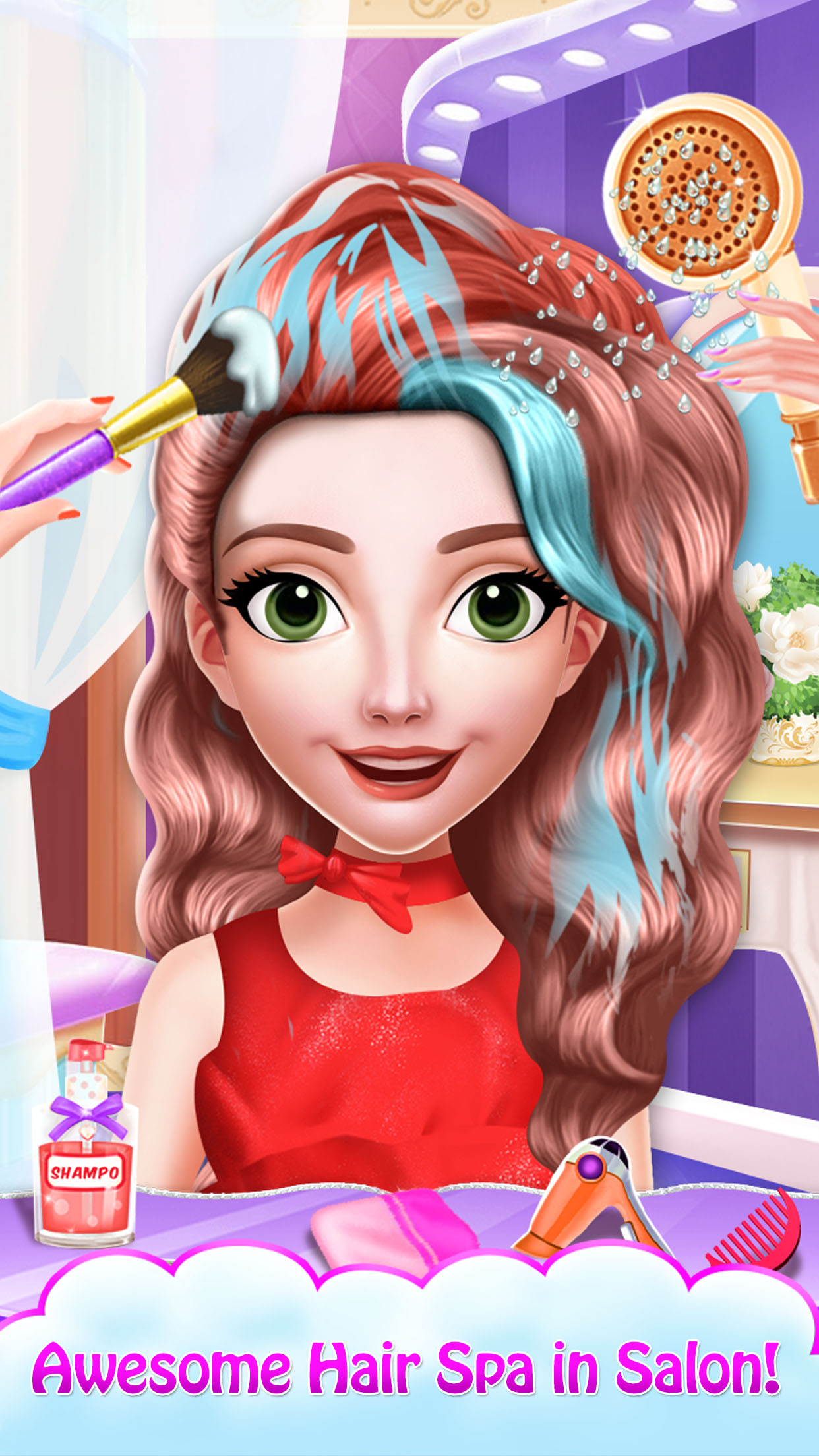 اسکرین شات 3 برنامه Hairs Makeup Artist Salon