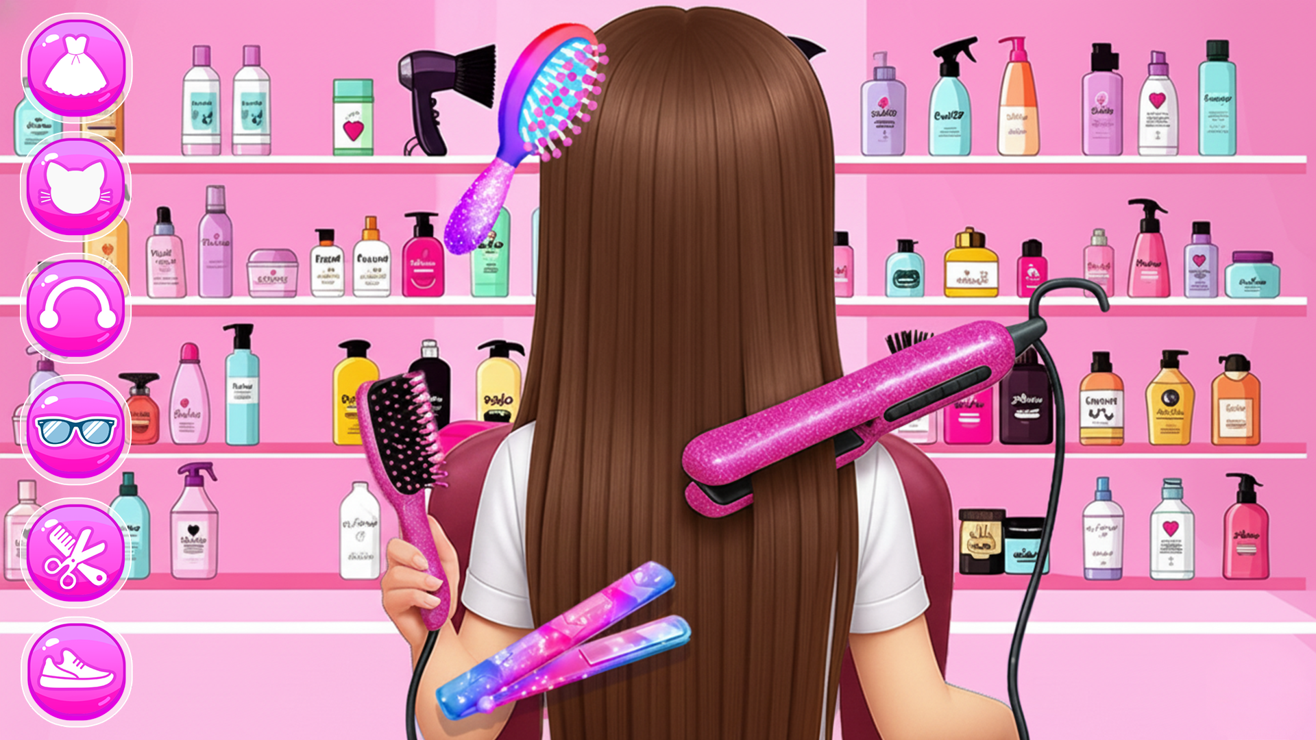 اسکرین شات 1 برنامه Hairs Makeup Artist Salon