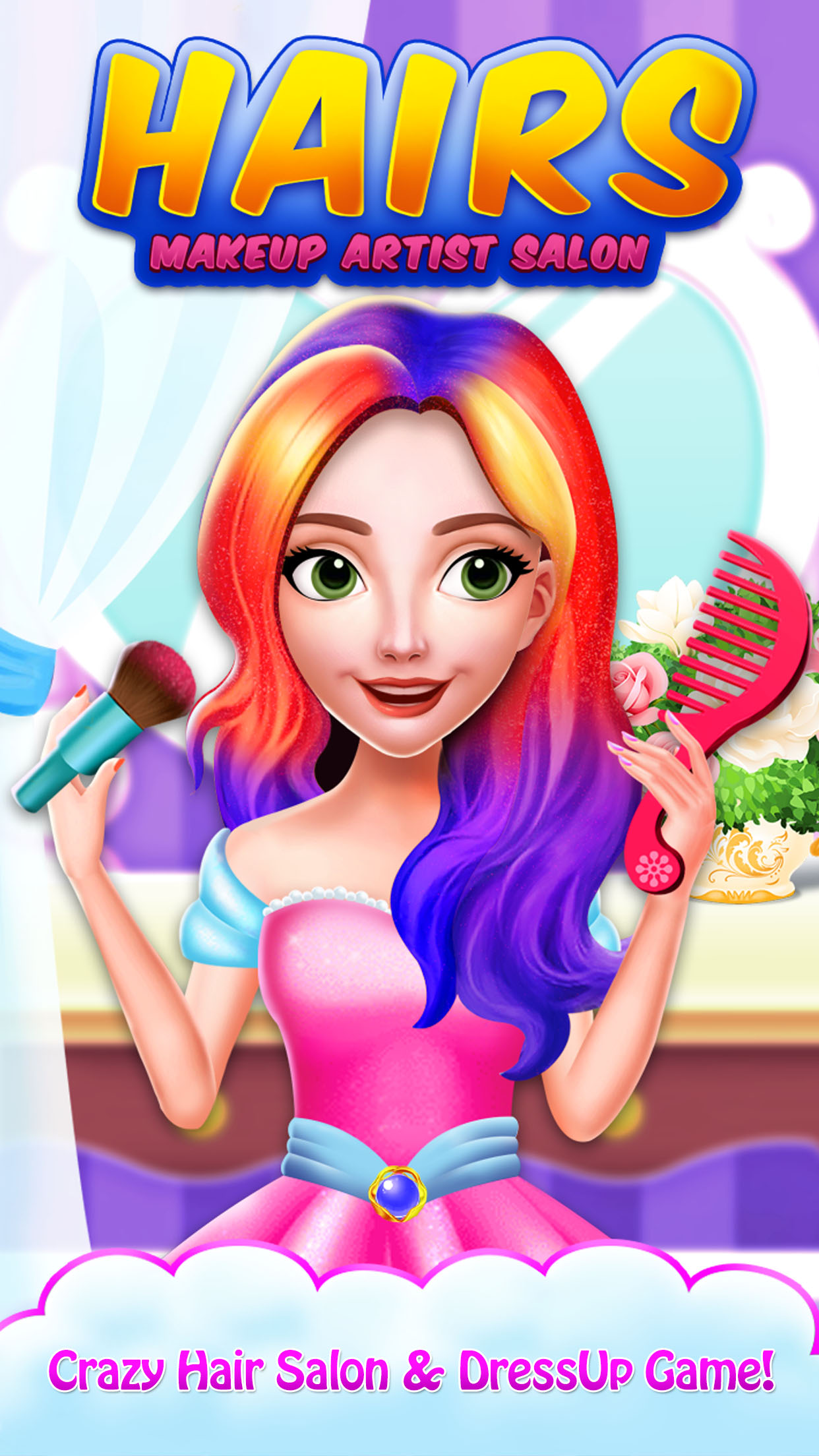 اسکرین شات 8 برنامه Hairs Makeup Artist Salon