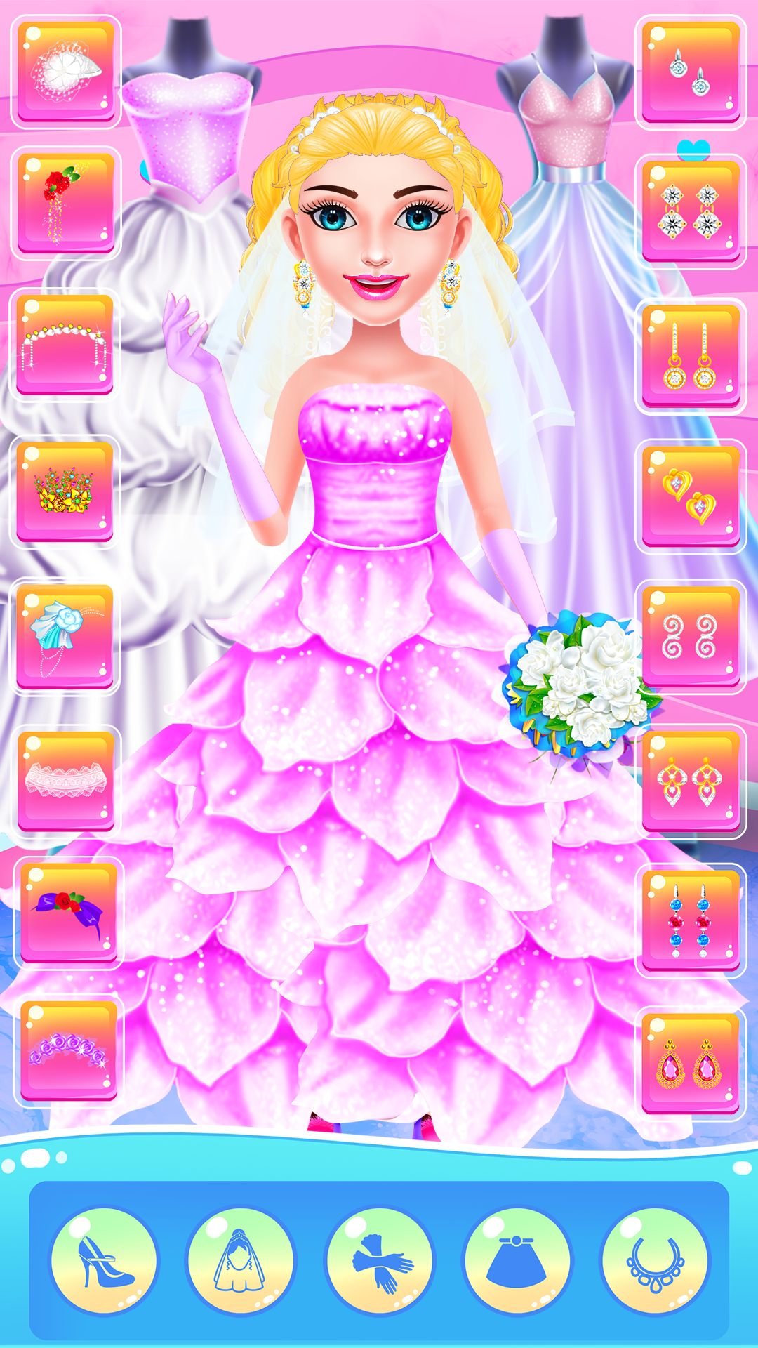 اسکرین شات 3 برنامه Princess at Wedding Hair Salon