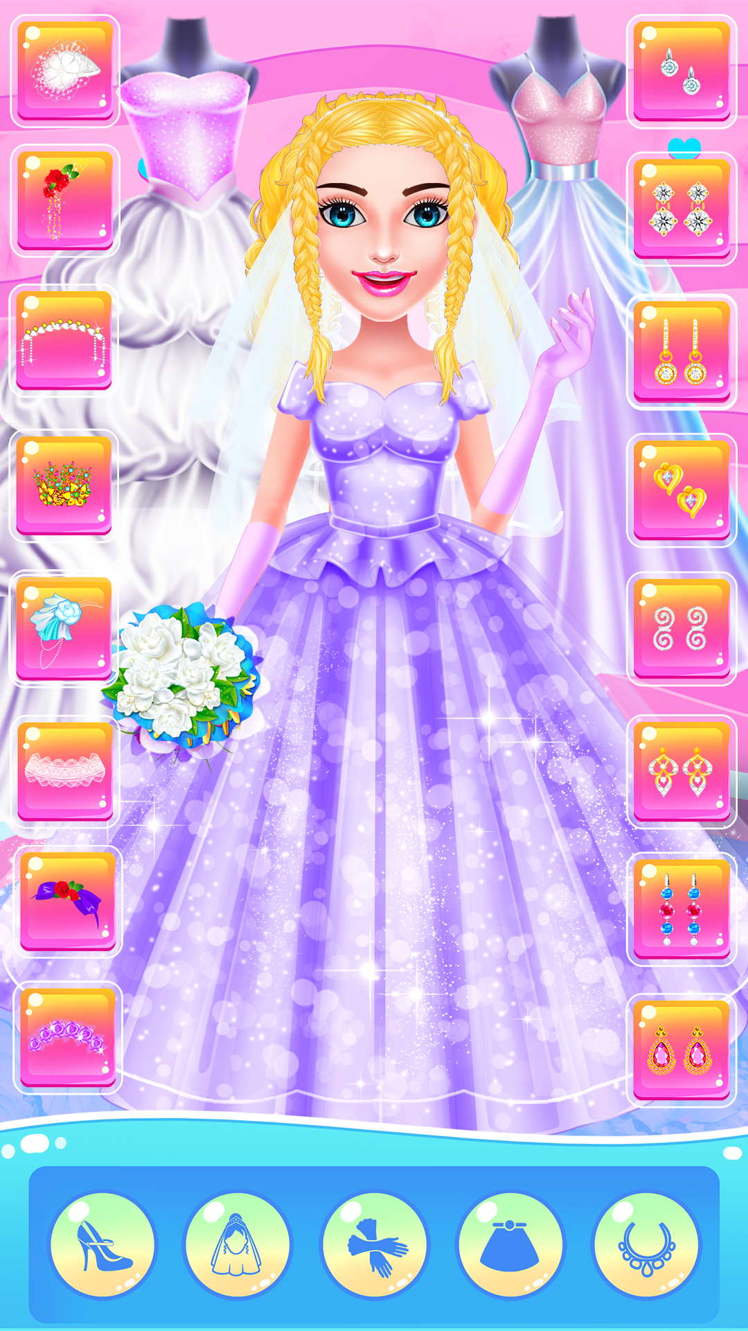 اسکرین شات 2 برنامه Princess at Wedding Hair Salon