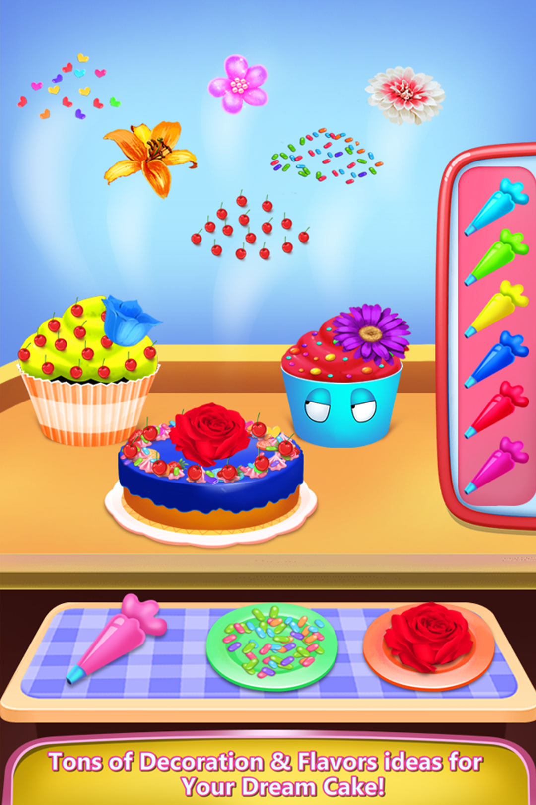 اسکرین شات 5 برنامه Wedding Cake Cooking & Deco
