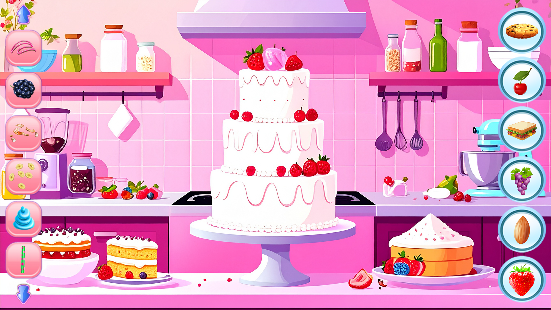 اسکرین شات 1 برنامه Wedding Cake Cooking & Deco