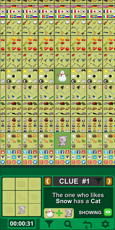 اسکرین شات 3 بازی Einstein's Riddle Logic Puzzle