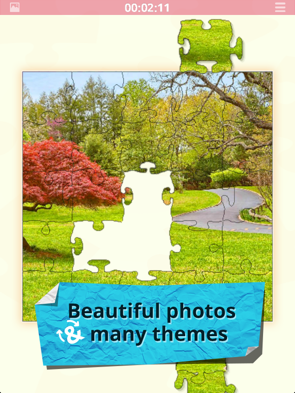 اسکرین شات 1 بازی Jigsaw Puzzles Real