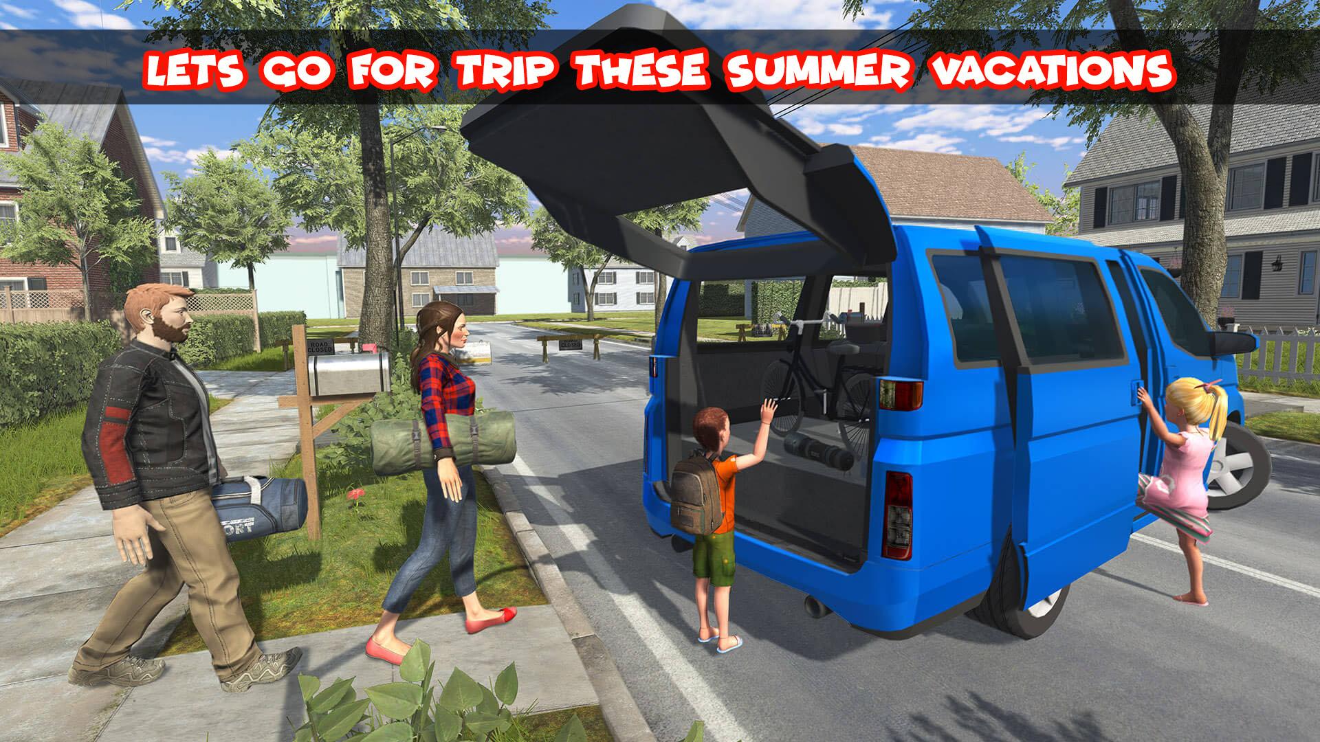 اسکرین شات 1 برنامه Happy Family Summer Vacation Adventures