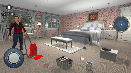 اسکرین شات 4 برنامه Virtual Mother Happy Housewife Family Game