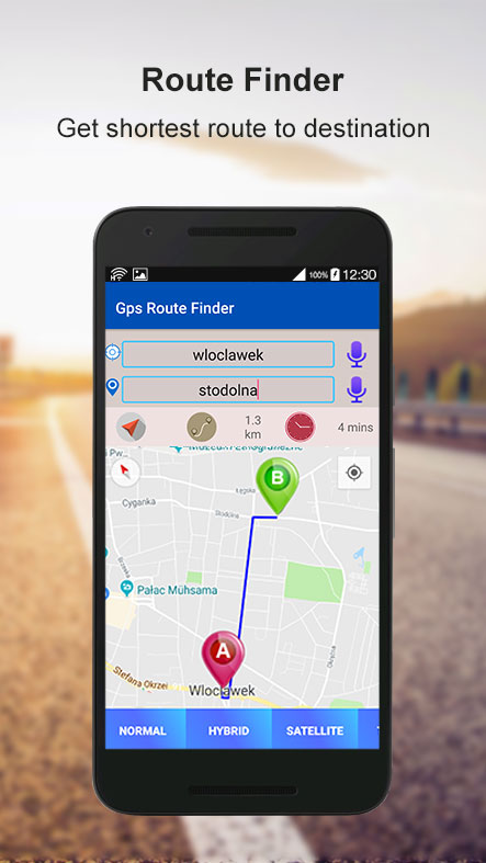 اسکرین شات 1 برنامه GPS Maps Route Navigation