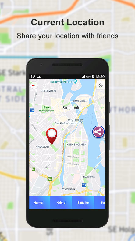 اسکرین شات 3 برنامه GPS Maps Route Navigation