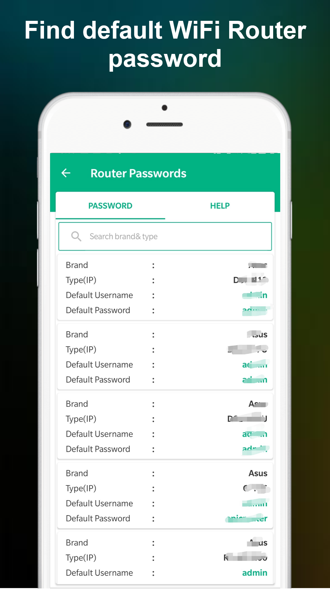 اسکرین شات 2 برنامه WiFi Router Password - Setup