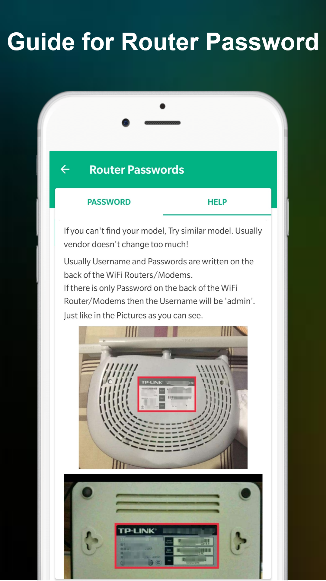 اسکرین شات 4 برنامه WiFi Router Password - Setup
