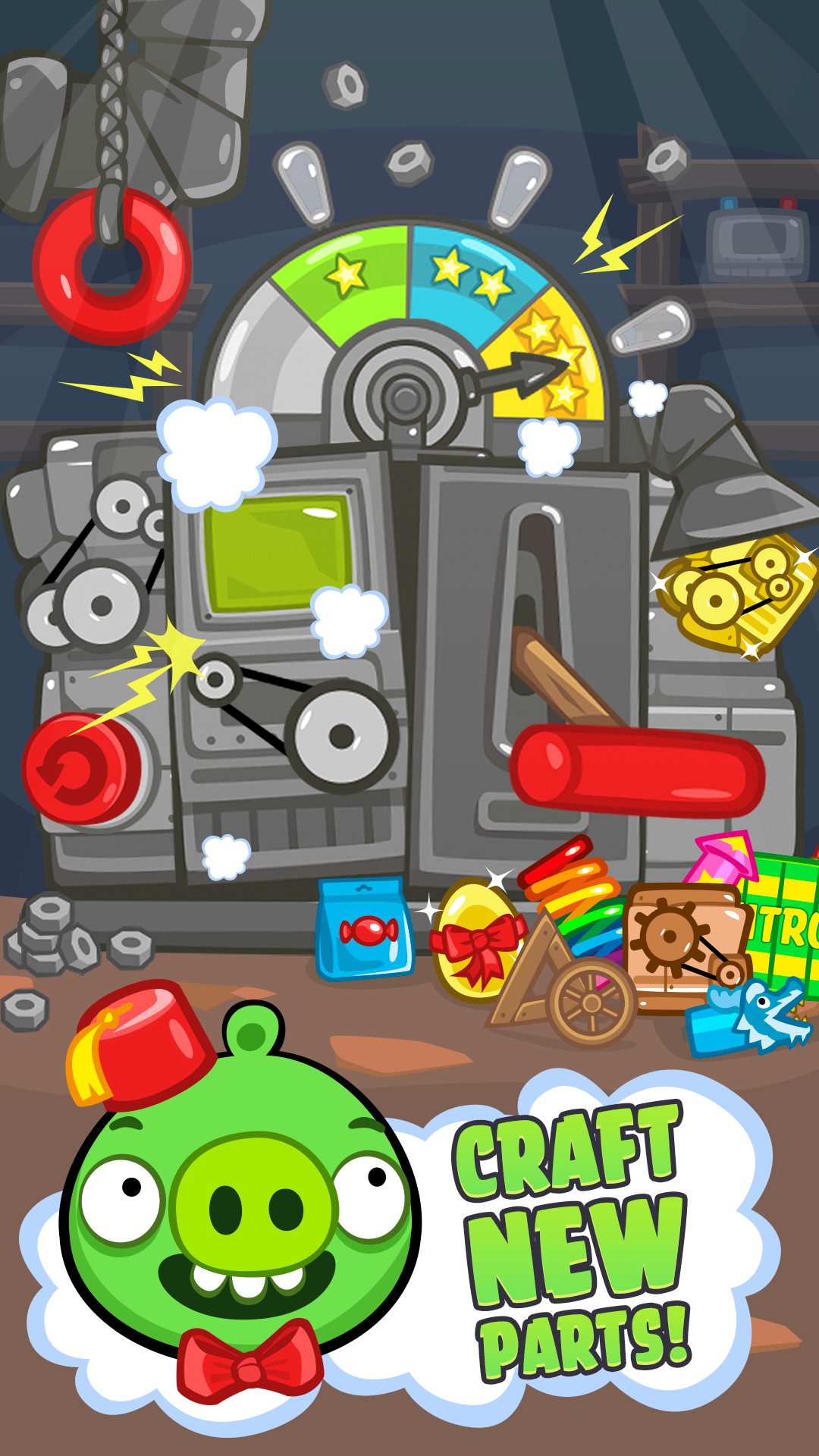 اسکرین شات 3 بازی Bad Piggies HD