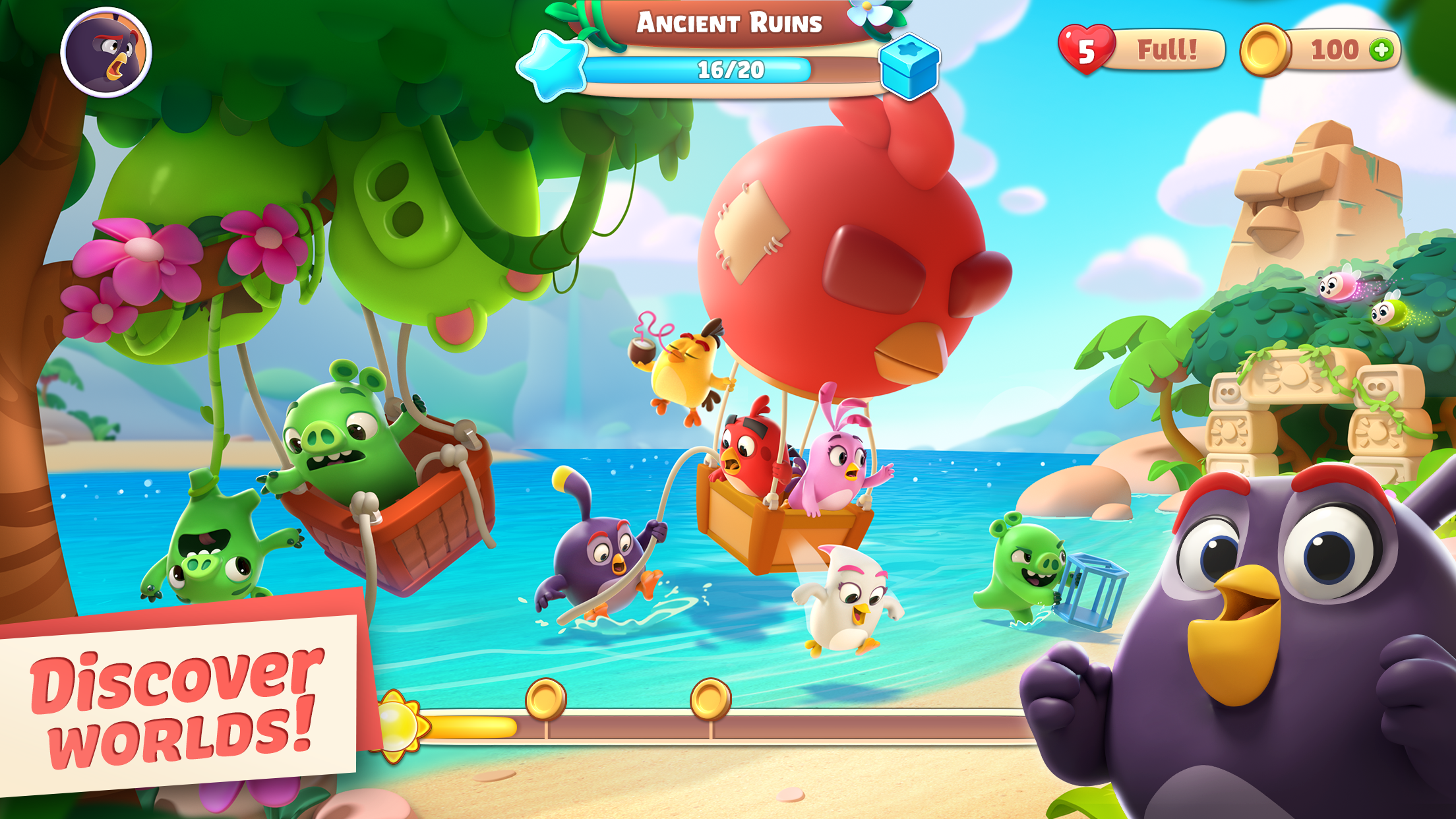 اسکرین شات 2 بازی Angry Birds Journey