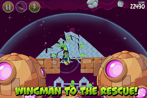 اسکرین شات 3 بازی Angry Birds Space HD