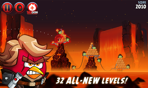 اسکرین شات 5 بازی Angry Birds Star Wars II Free