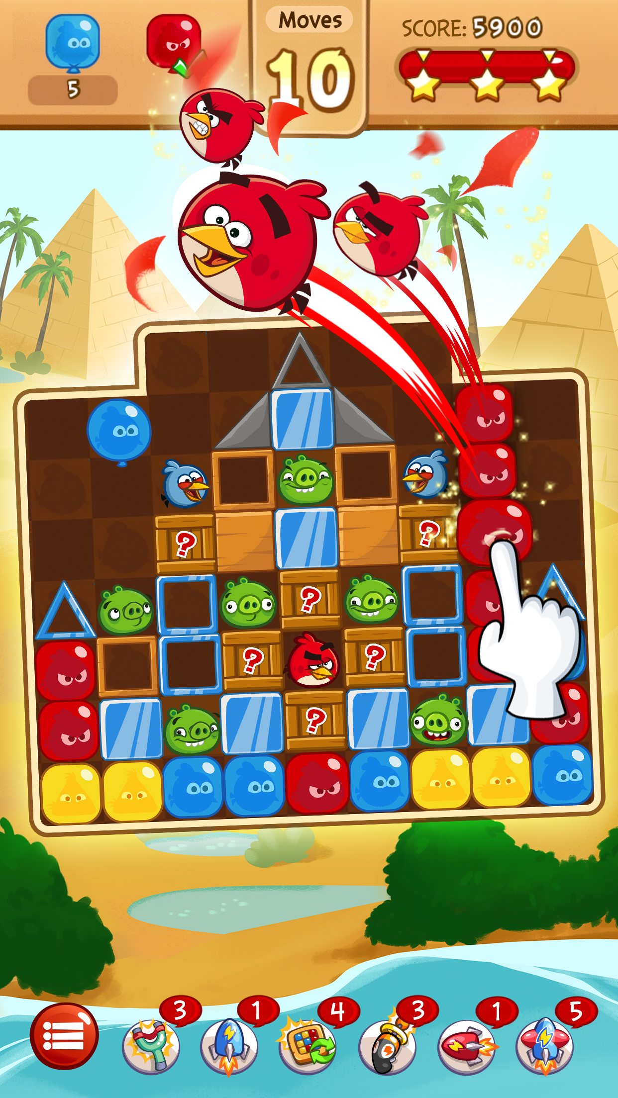 اسکرین شات 2 بازی Angry Birds Blast