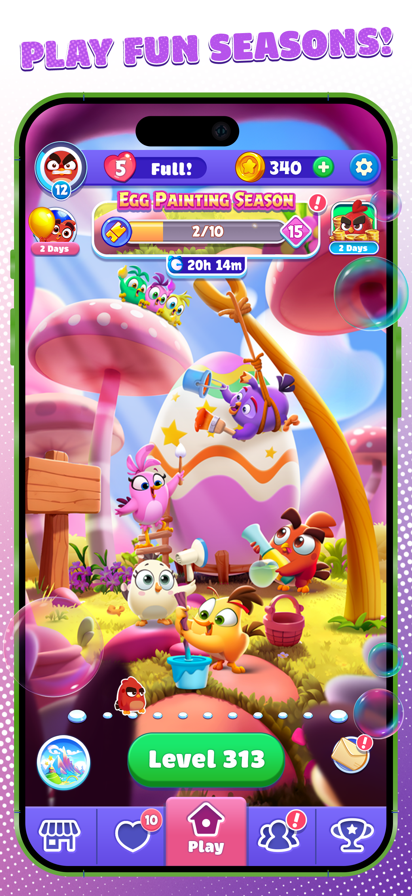 اسکرین شات 3 بازی Angry Birds Dream Blast