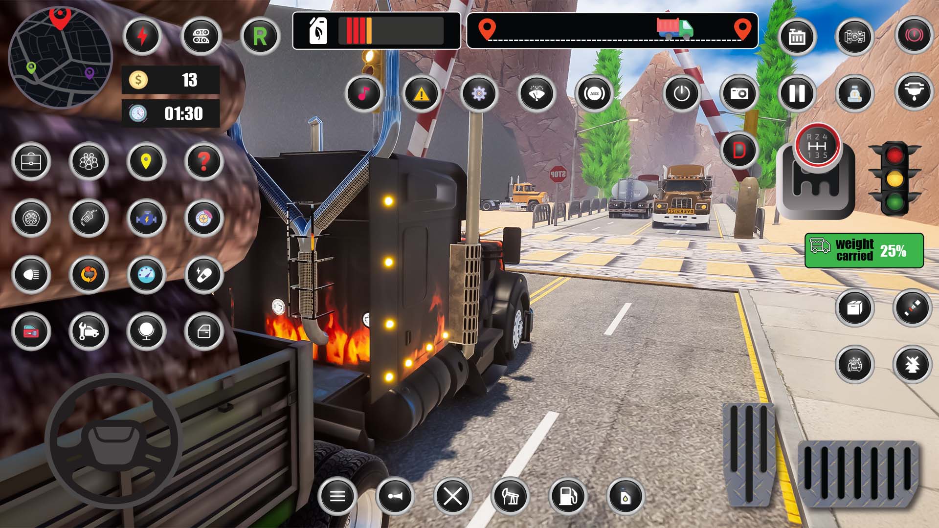 اسکرین شات 3 بازی US Truck Simulator Limited