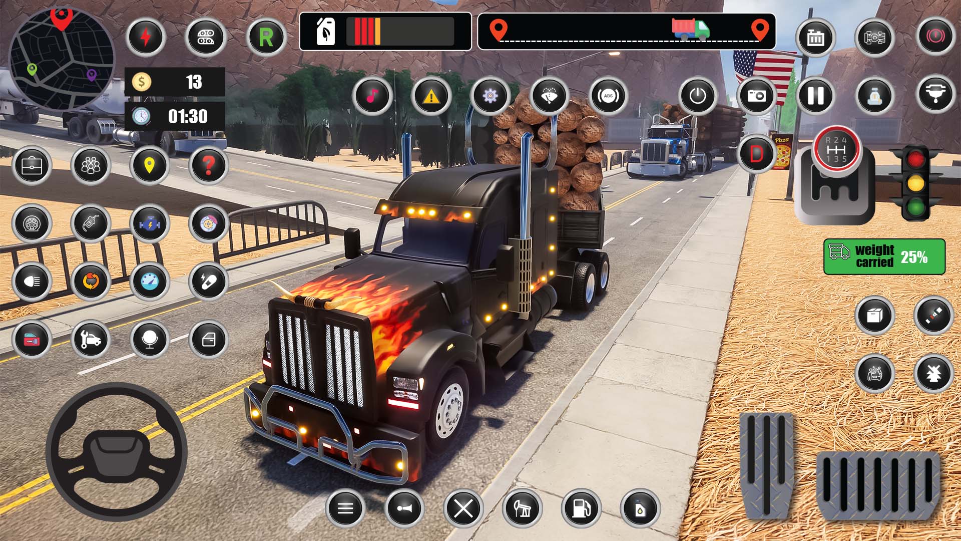اسکرین شات 4 بازی US Truck Simulator Limited