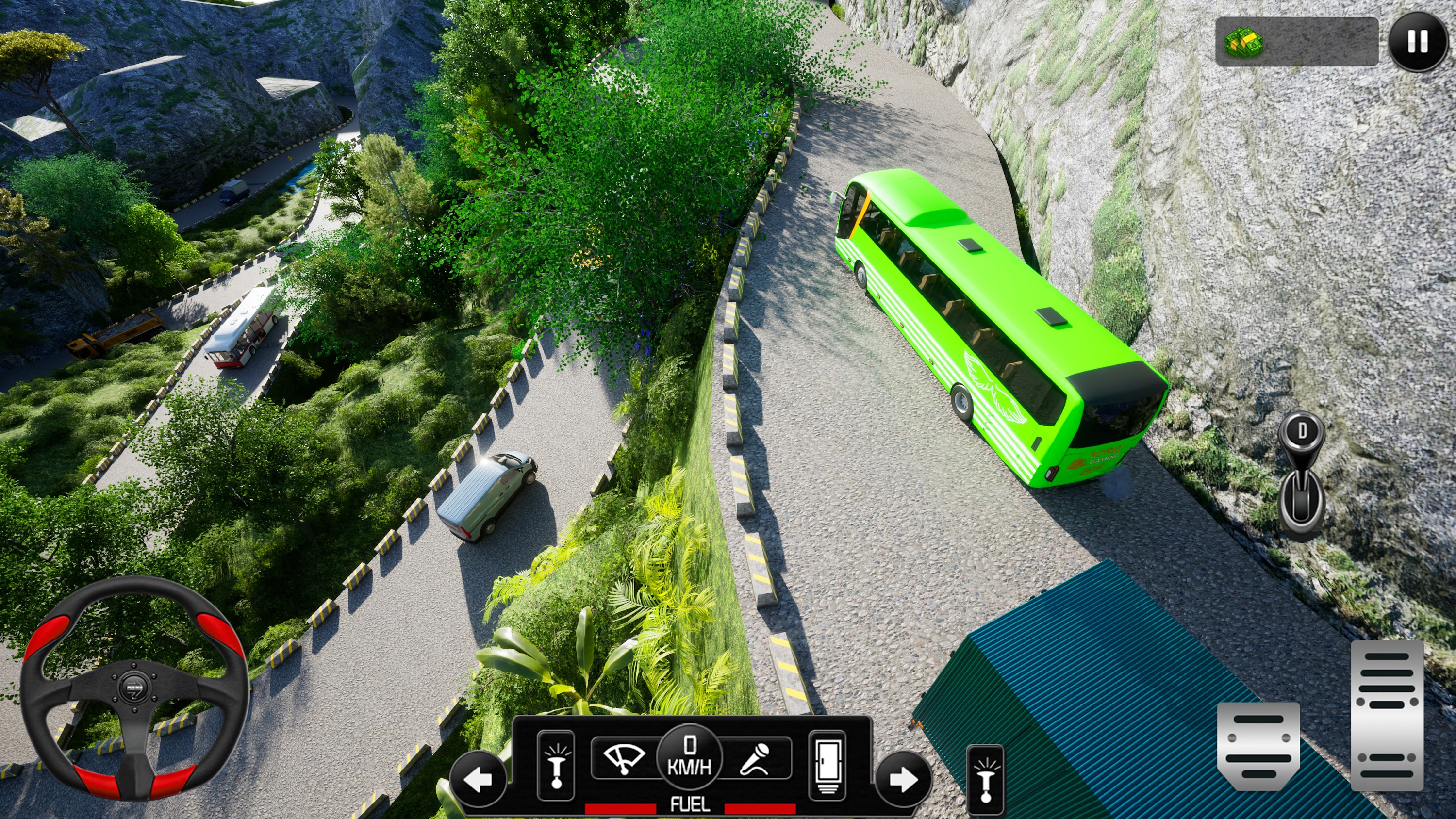 اسکرین شات 3 برنامه US Bus Simulator Unlimited