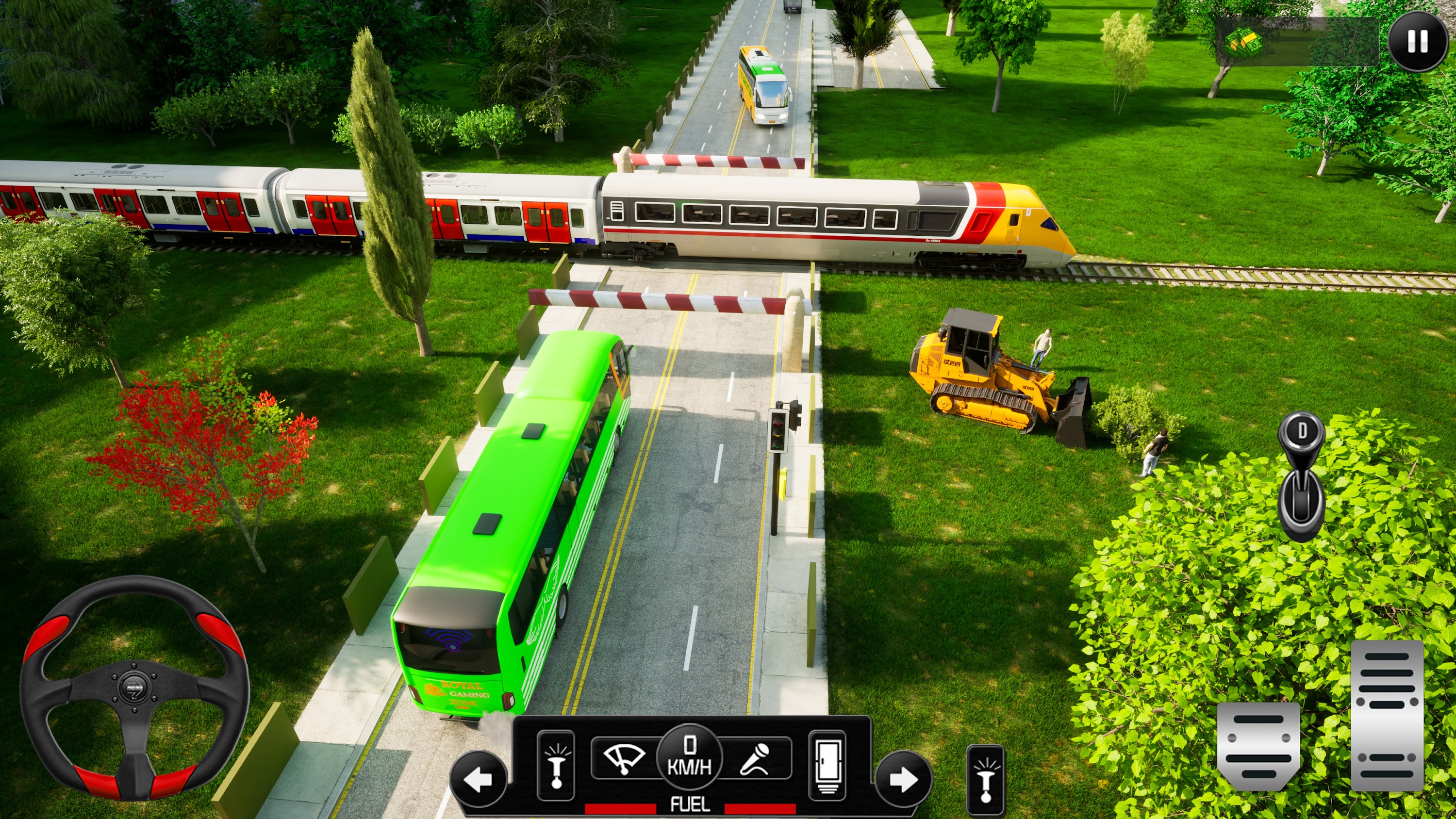 اسکرین شات 2 برنامه US Bus Simulator Unlimited