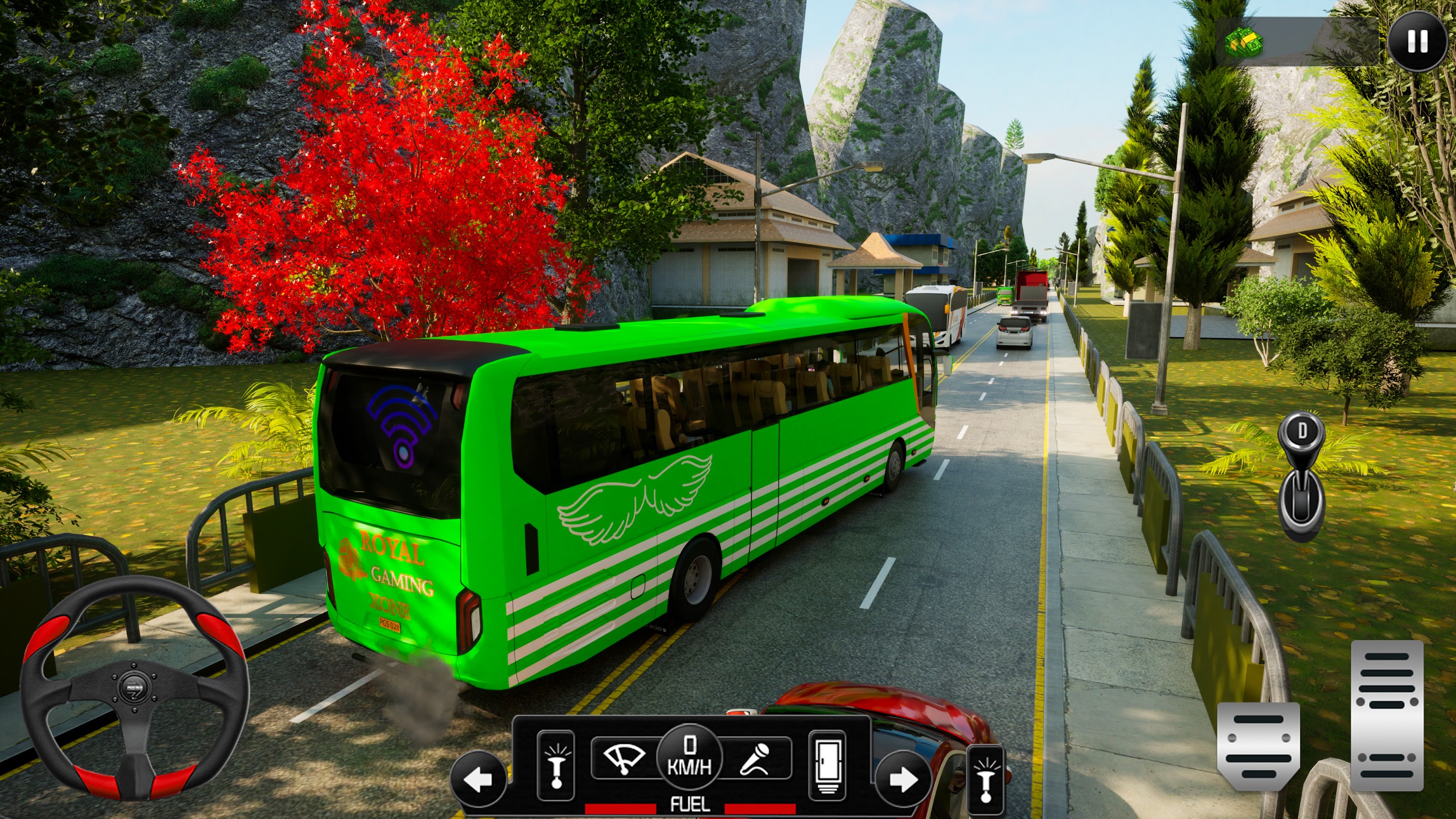 اسکرین شات 4 برنامه US Bus Simulator Unlimited