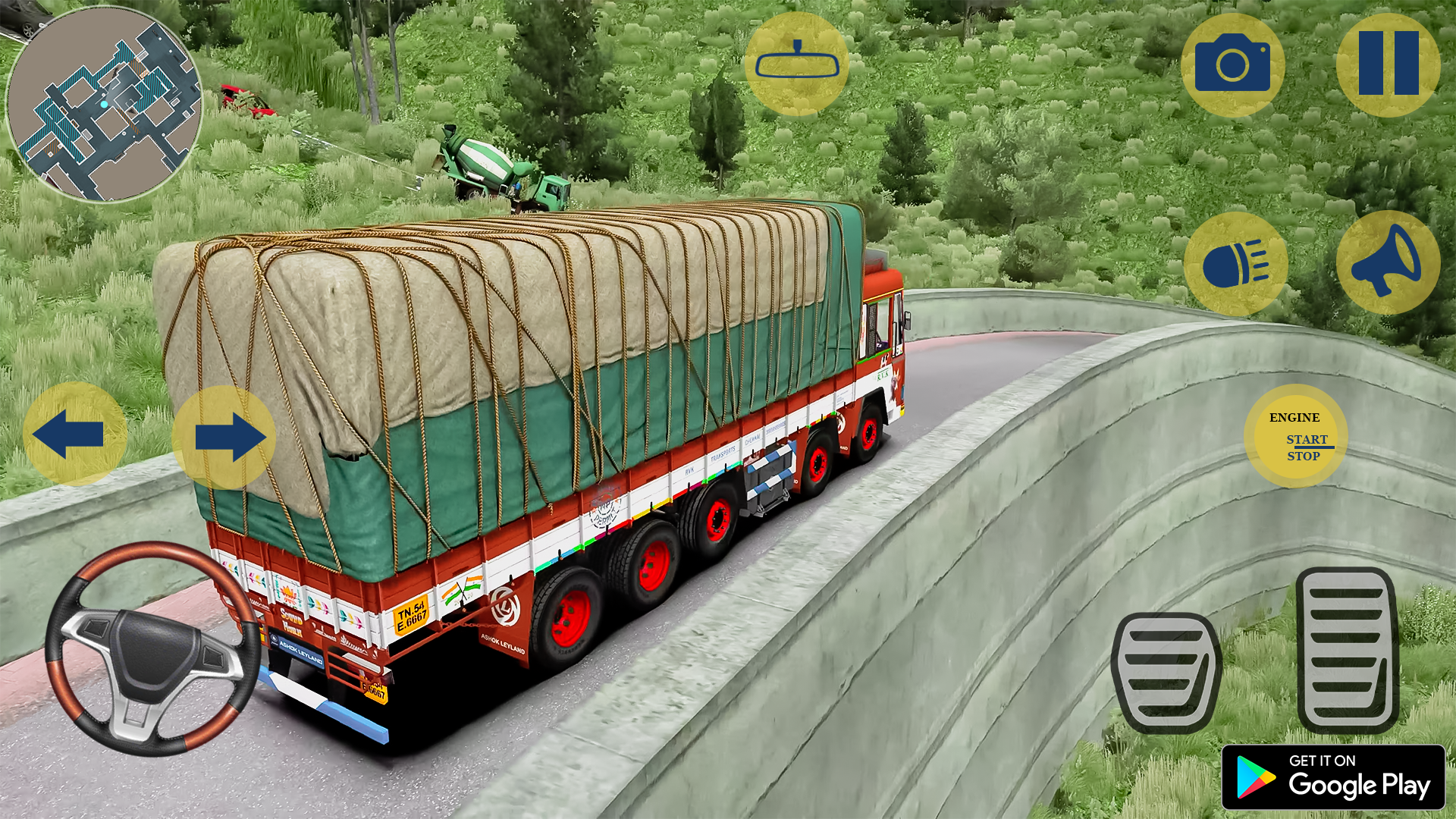 اسکرین شات 5 بازی Indian Truck Cargo Truck Games
