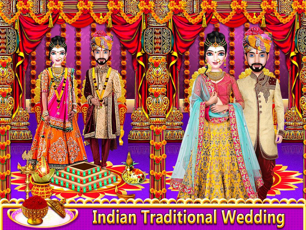 اسکرین شات 2 برنامه Indian Wedding Makeup Dress-Up